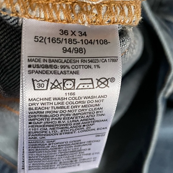 Gap Skinny Jeans Men’s 36 X 34 GapFlex Mid Rise Stretch - Picture 11 of 12